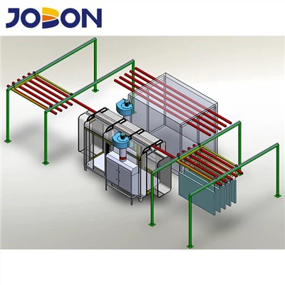 Траверс линии электростатического порошкового покрытия Экономия затрат